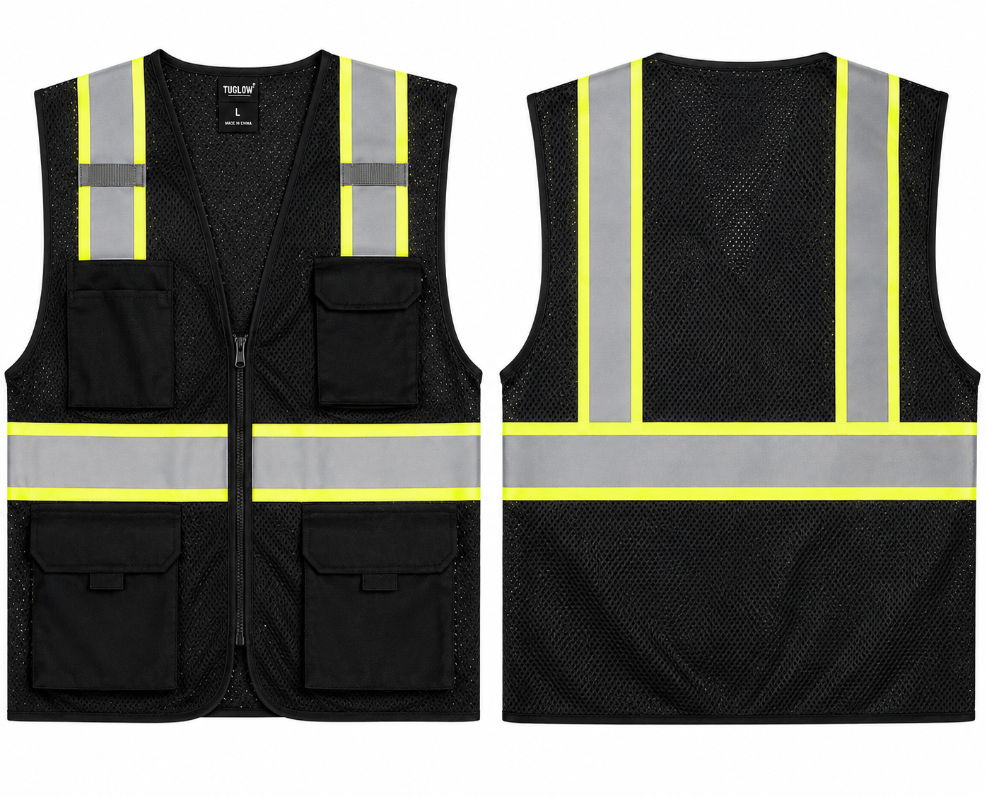 Black Safety Vest